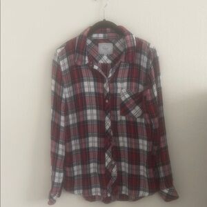 Red Plaid Women’s Shirt by Rails